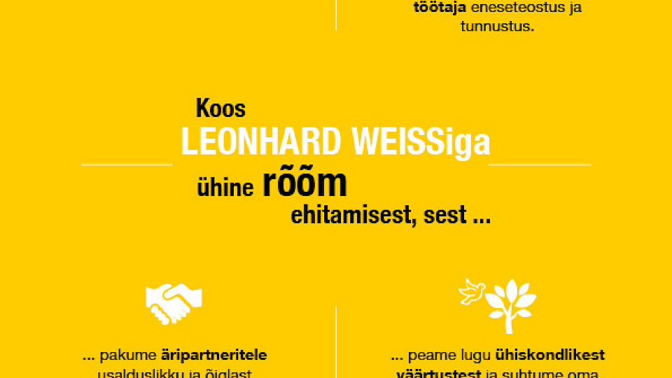 LEONHARD WEISS OÜ: Рабочий на раскопках
